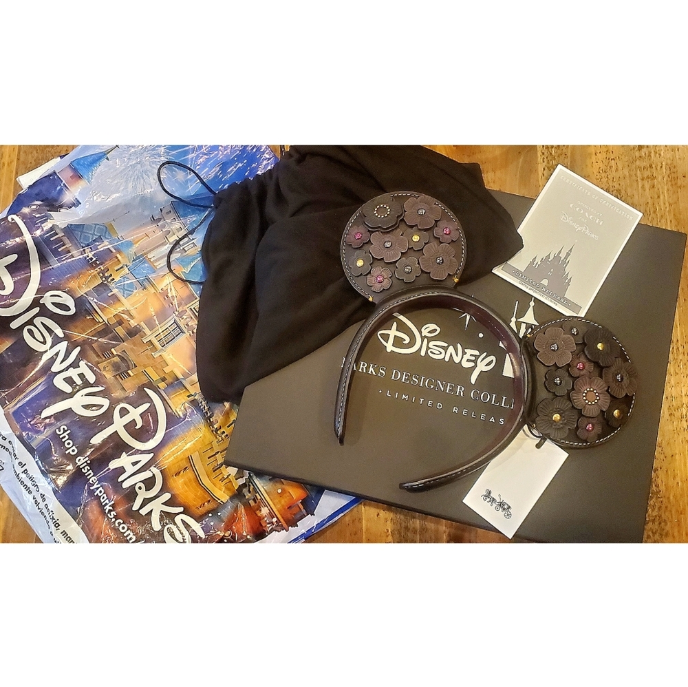 Limited Edition Disney x Coach Tea Rose Ears Headb